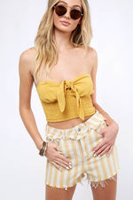Sun & Stripes High Waisted Shorts
