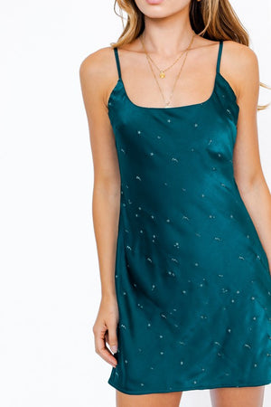 Stargazer Satin Mini Dress