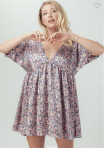 Flower fields babydoll dress