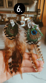 Leaf & Hawk Earrings