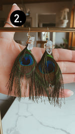 Leaf & Hawk Earrings