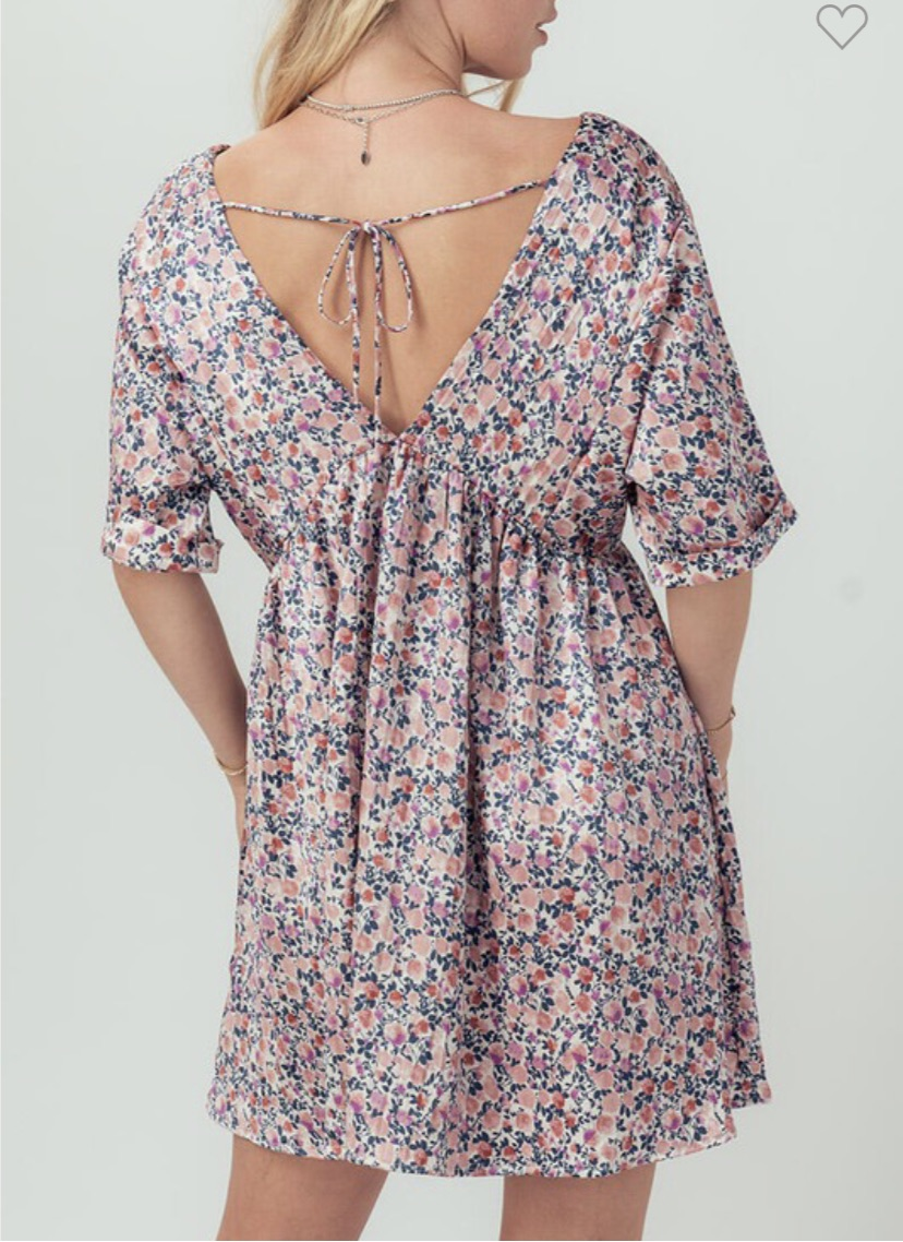 Flower fields babydoll dress