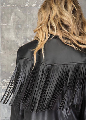 Forever fringed jacket