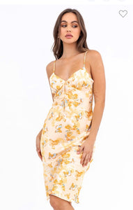 Butterfly slip dress