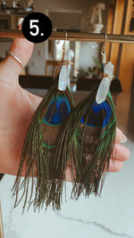 Leaf & Hawk Earrings